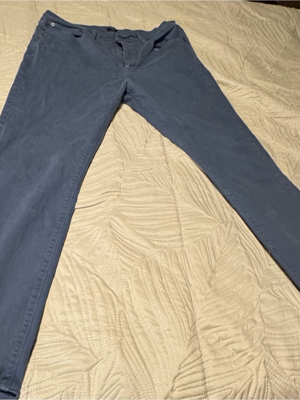 Men's J. Crew Slim Straight Pants in Blue Sz 35x32